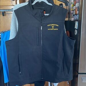 Corner Stone Yellowstone Dutton Ranch Zip Vest Size 3XL